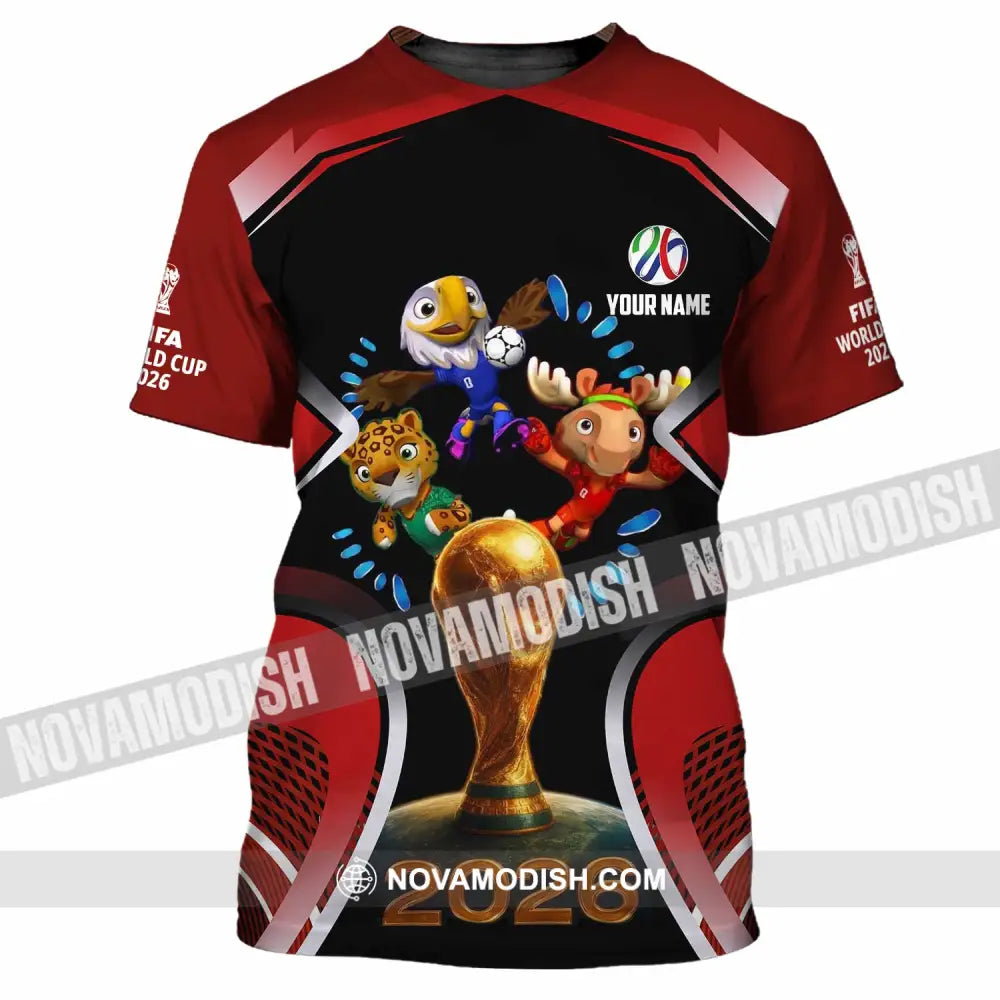 Unisex Shirt - Custom World Cup 2026 3D Shirt - T-Shirt / S - T-shirt