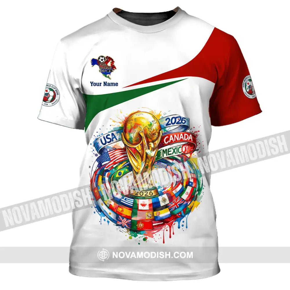 Unisex Shirt - Custom World Cup 2026 3D Shirt - T-Shirt / S - T-shirt