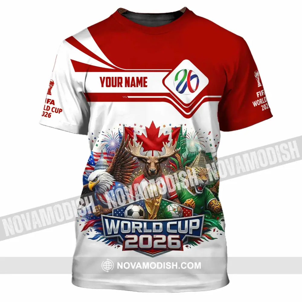 Unisex Shirt - Custom World Cup 2026 3D Shirt - T-Shirt / S - T-shirt
