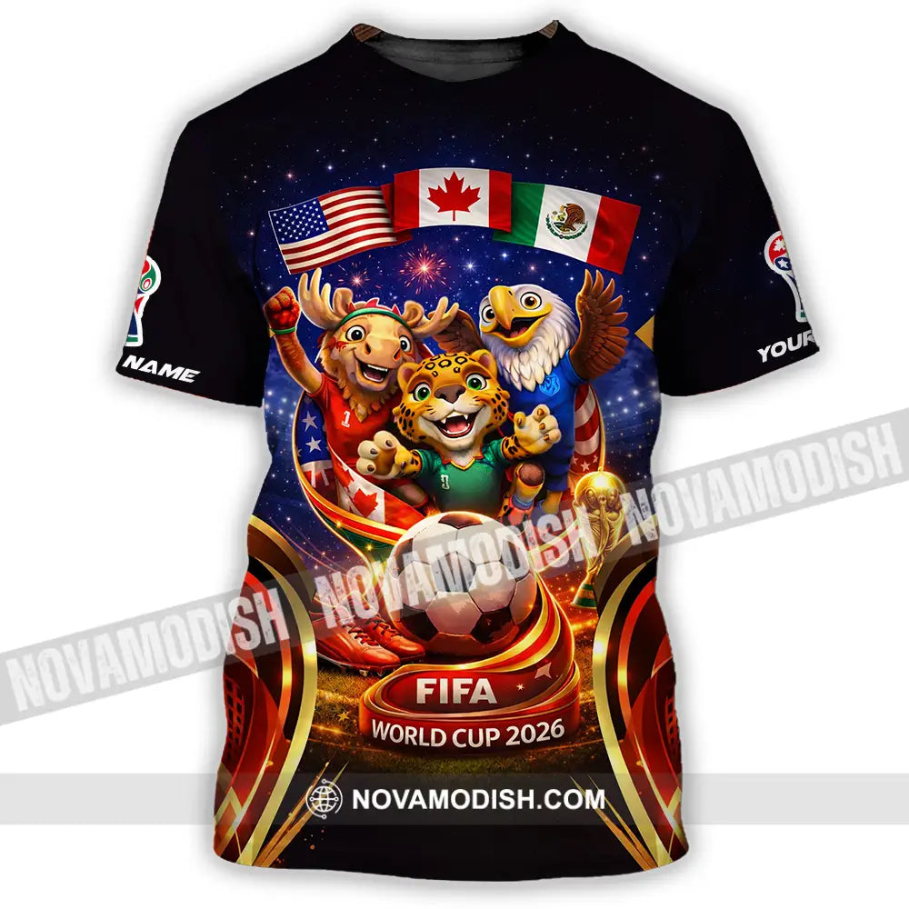 Unisex Shirt - Custom World Cup 2026 3D Shirt T-Shirt / S T-shirt