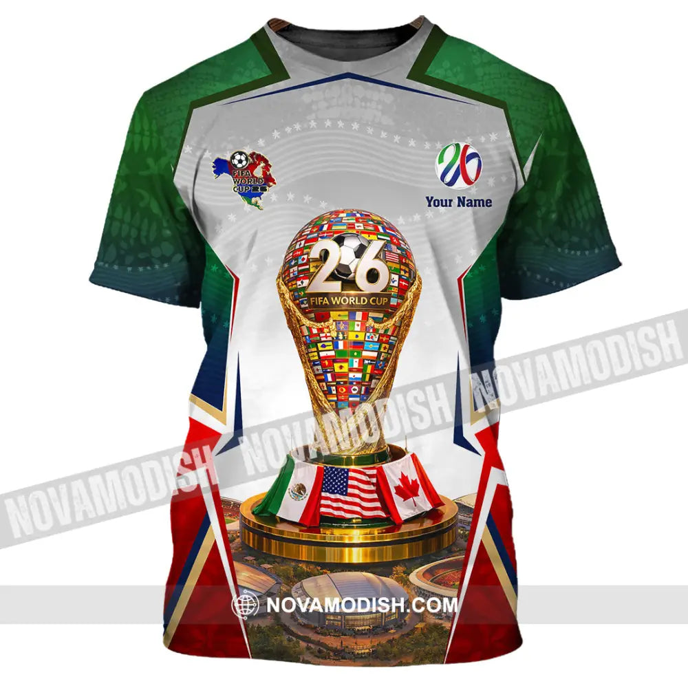 Unisex Shirt - Custom World Cup 2026 3D Shirt - T-Shirt / S - T-shirt