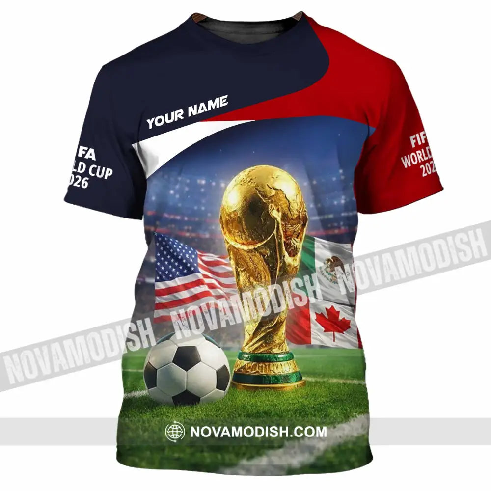 Unisex Shirt - Custom World Cup 2026 3D Shirt T-Shirt / S T-shirt