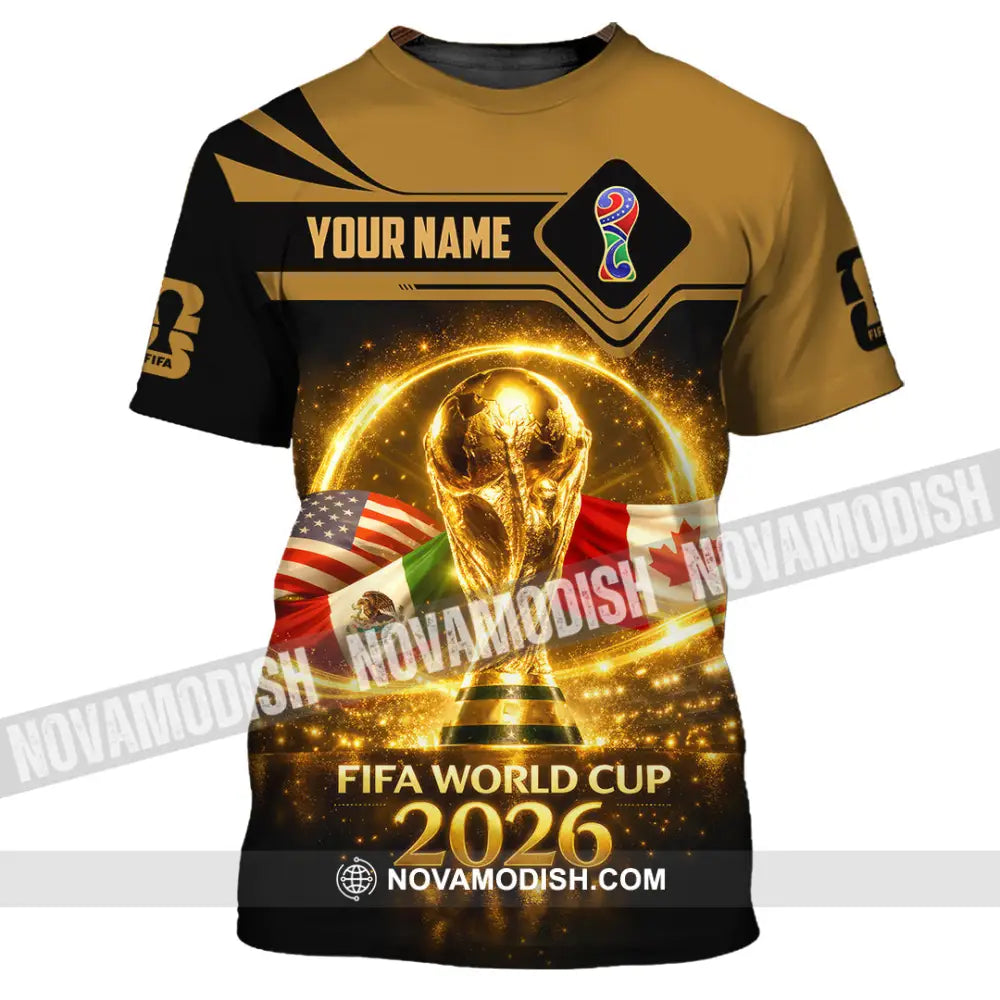Unisex Shirt - Custom World Cup 2026 3D Shirt - T-Shirt / S - T-shirt