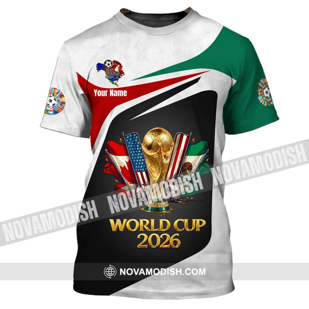 Unisex Shirt - Custom World Cup 2026 3D Shirt - T-Shirt / S - T-shirt