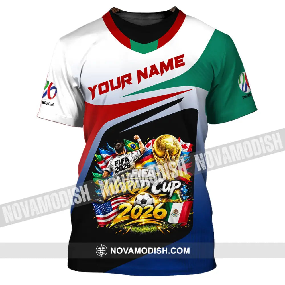 Unisex Shirt - Custom World Cup 2026 3D Shirt - T-Shirt / S - T-shirt
