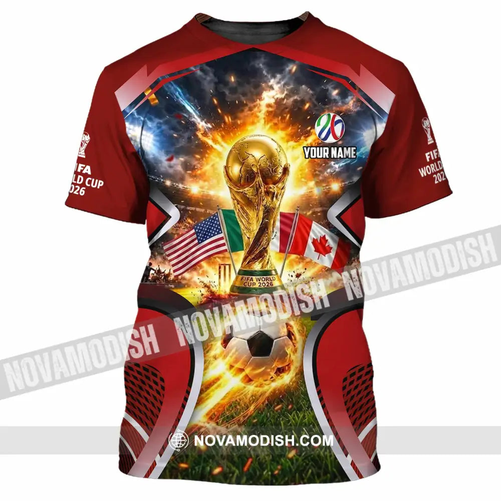 Unisex Shirt - Custom World Cup 2026 3D Shirt - T-Shirt / S - T-shirt