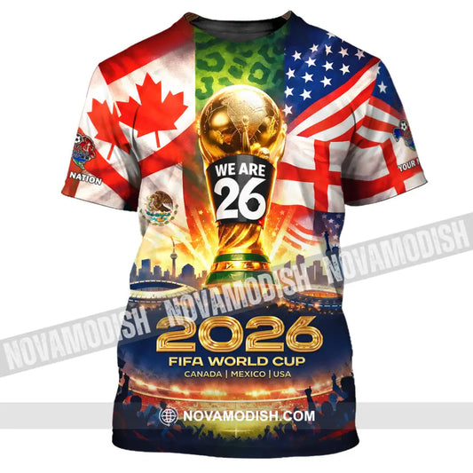 Unisex Shirt - Custom World Cup 2026 3D Shirt T-Shirt / S T-shirt