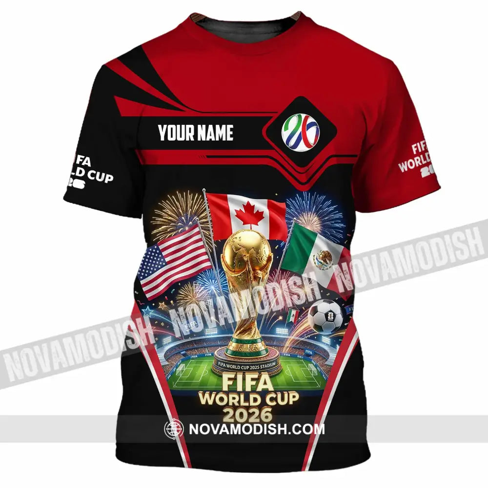 Unisex Shirt - Custom World Cup 2026 3D Shirt T-Shirt / S T-shirt