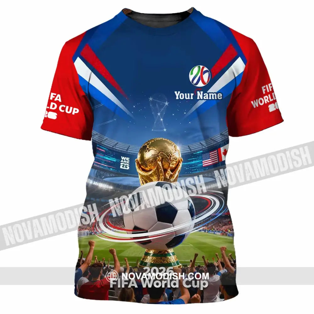 Unisex Shirt - Custom World Cup 2026 3D Shirt T-Shirt / S T-shirt