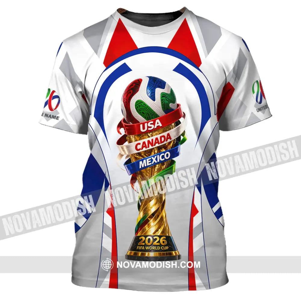 Unisex Shirt - Custom World Cup 2026 3D Shirt T-Shirt / S T-shirt