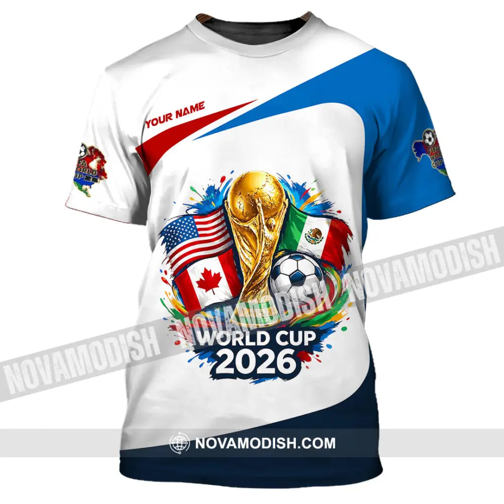 Unisex Shirt - Custom World Cup 2026 3D Shirt - T-Shirt / S - T-shirt