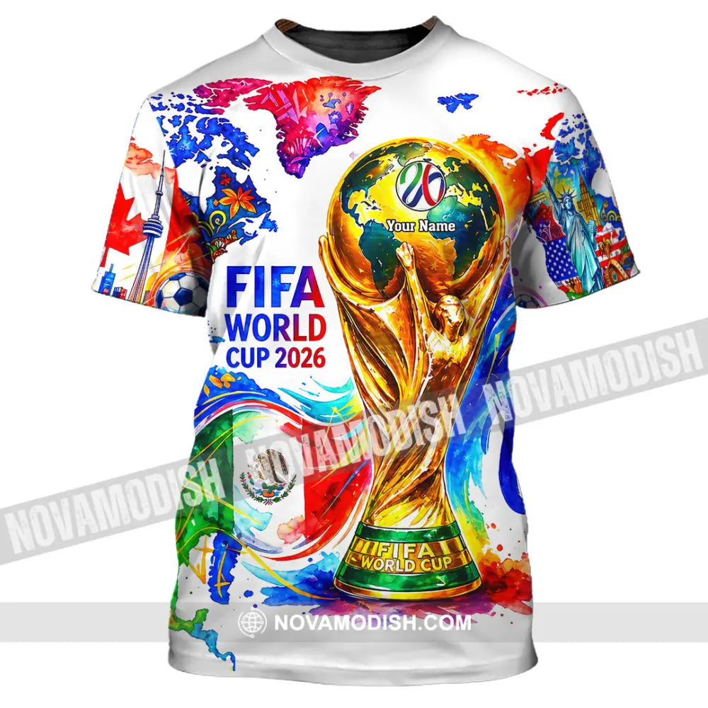 Unisex Shirt - Custom World Cup 2026 3D Shirt - T-Shirt / S - T-shirt