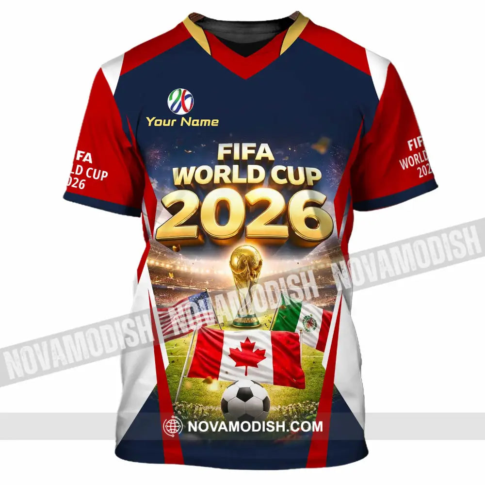 Unisex Shirt - Custom World Cup 2026 3D Shirt T-Shirt / S T-shirt