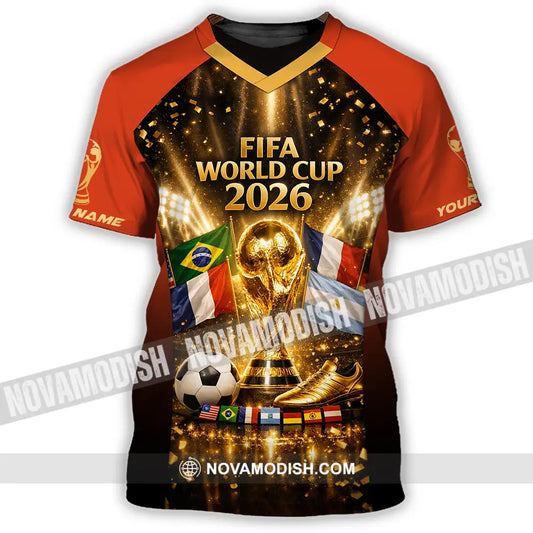 Unisex Shirt - Custom World Cup 2026 3D Shirt T-Shirt / S T-shirt