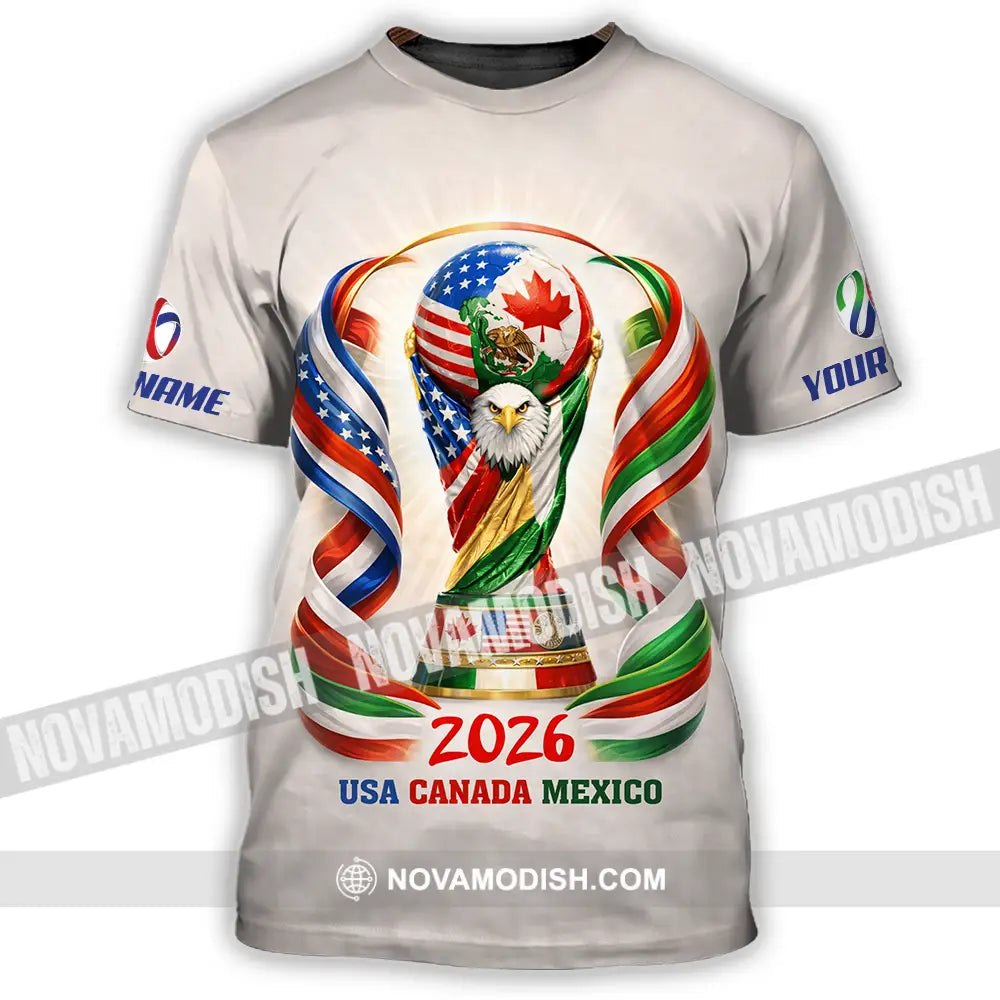 Unisex Shirt - Custom World Cup 2026 3D Shirt T-Shirt / S T-shirt