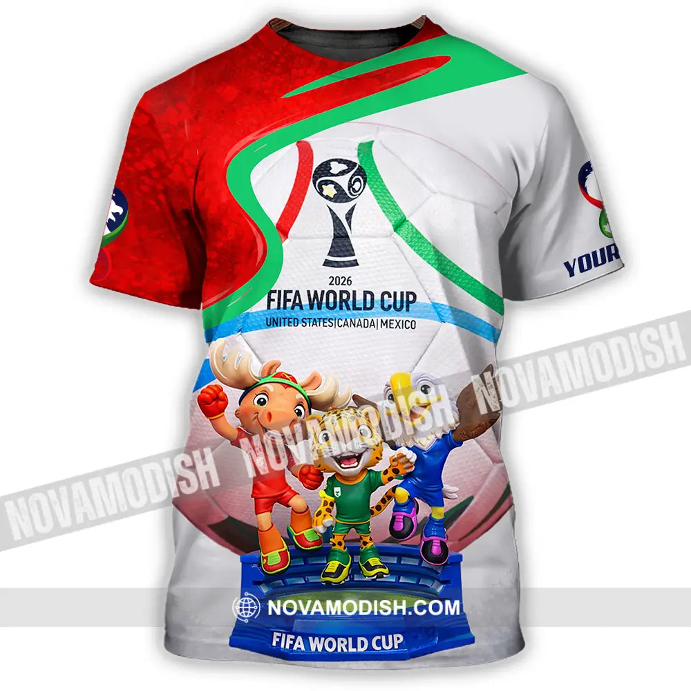 Unisex Shirt - Custom World Cup 2026 3D Shirt T-Shirt / S T-shirt