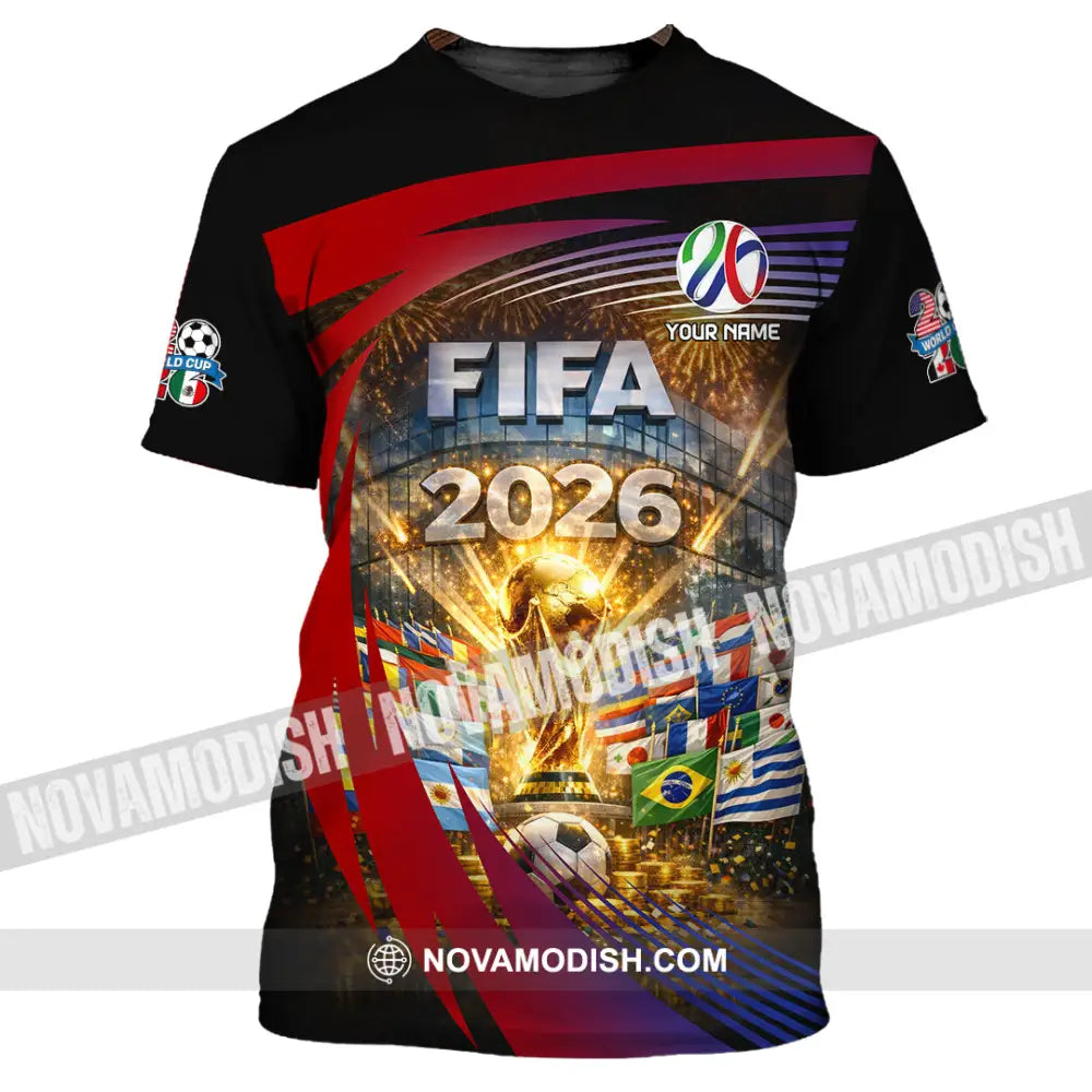 Unisex Shirt - Custom World Cup 2026 3D Shirt T-Shirt / S T-shirt