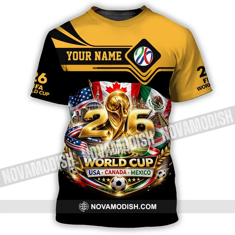 Unisex Shirt - Custom World Cup 2026 3D Shirt - T-Shirt / S - T-shirt
