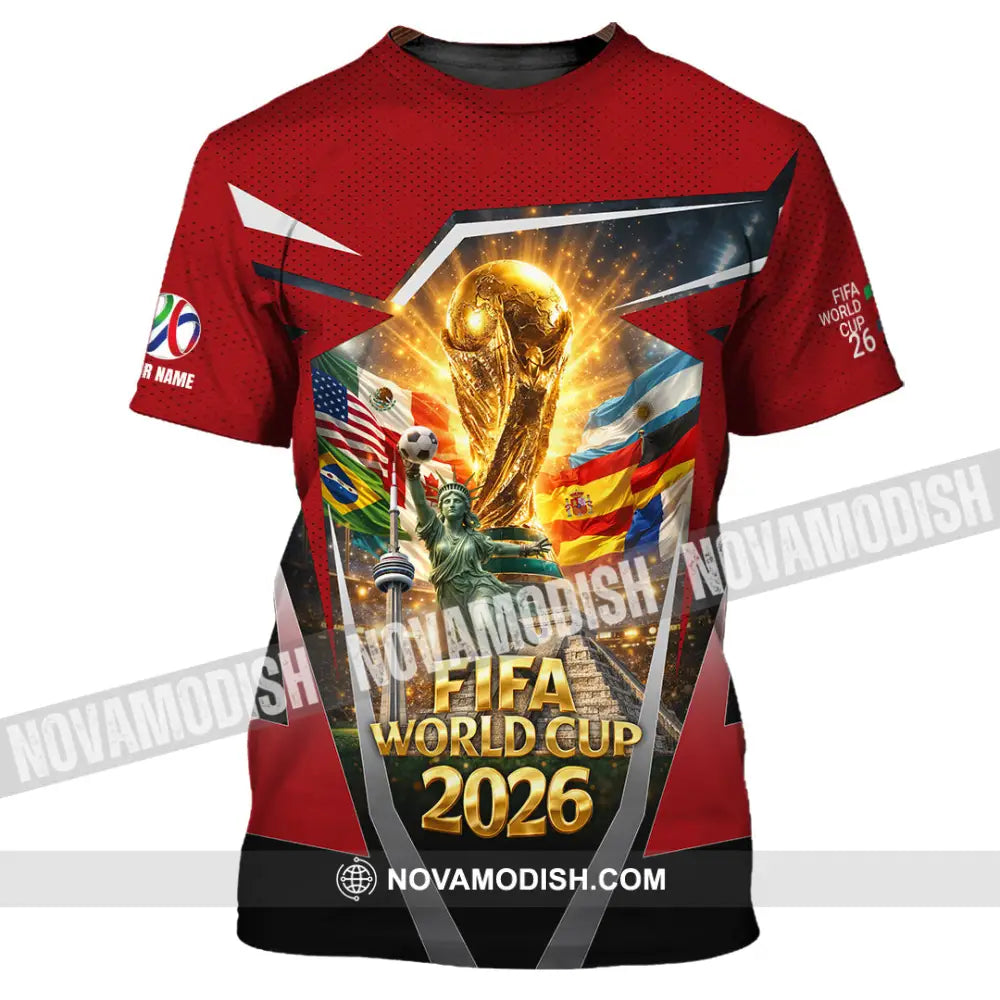 Unisex Shirt - Custom World Cup 2026 3D Shirt T-Shirt / S T-shirt