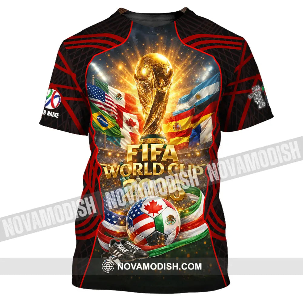 Unisex Shirt - Custom World Cup 2026 3D Shirt T-Shirt / S T-shirt