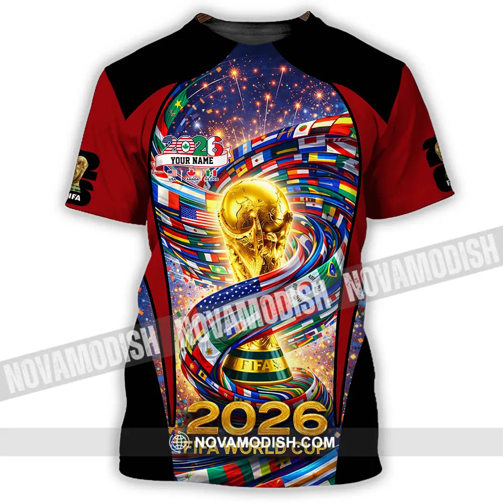 Unisex Shirt - Custom World Cup 2026 3D Shirt T-Shirt / S T-shirt