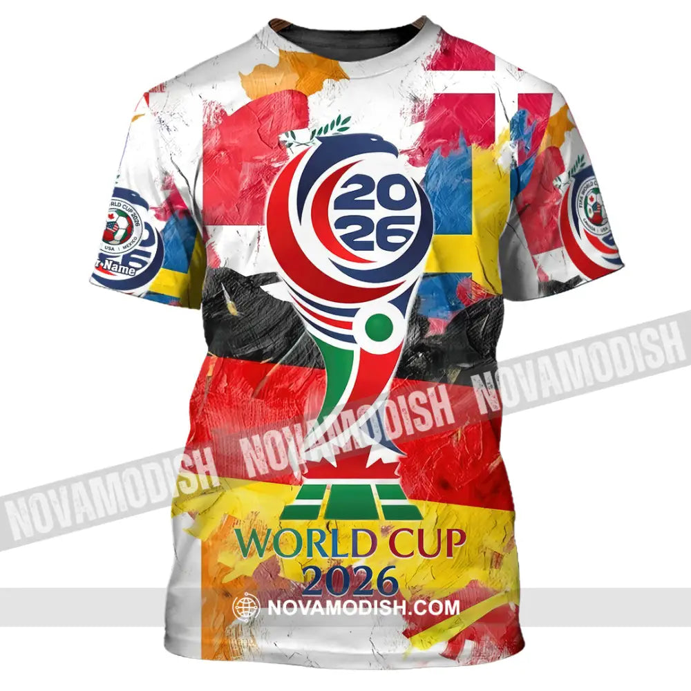 Unisex Shirt - Custom World Cup 2026 3D Shirt - T-Shirt / S - T-shirt