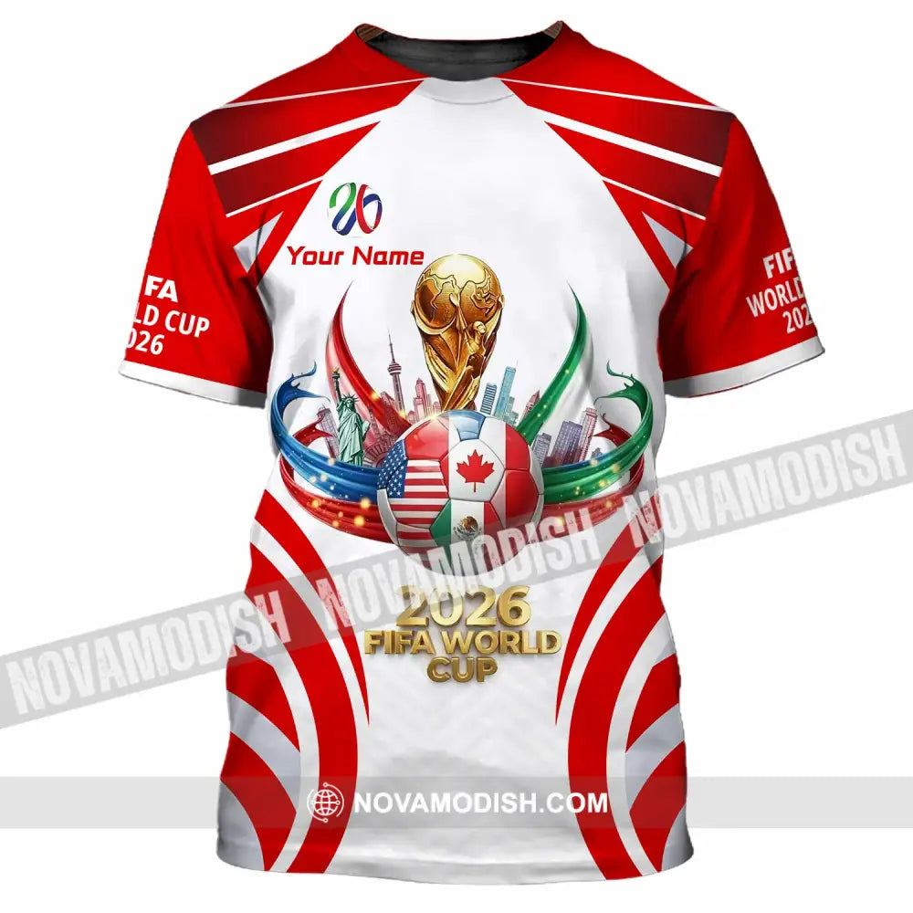Unisex Shirt - Custom World Cup 2026 3D Shirt T-Shirt / S T-shirt