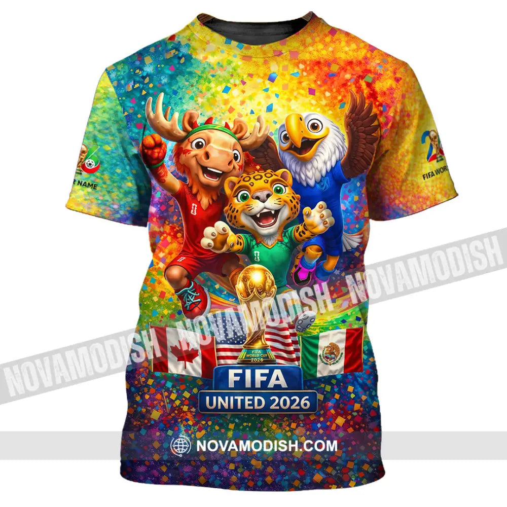 Unisex Shirt - Custom World Cup 2026 3D Shirt - T-Shirt / S - T-shirt
