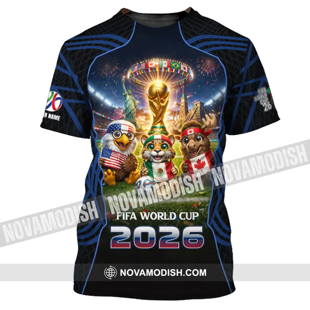 Unisex Shirt - Custom World Cup 2026 3D Shirt T-Shirt / S T-shirt