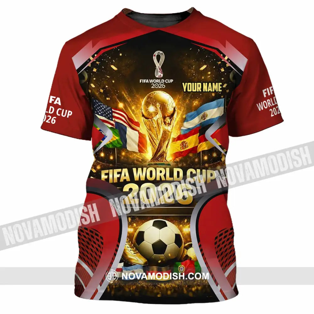 Unisex Shirt - Custom World Cup 2026 3D Shirt T-Shirt / S T-shirt