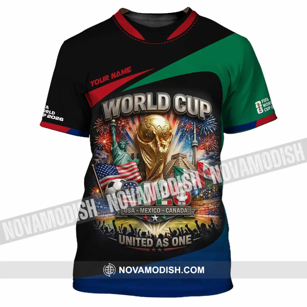 Unisex Shirt - Custom World Cup 2026 3D Shirt T-Shirt / S T-shirt
