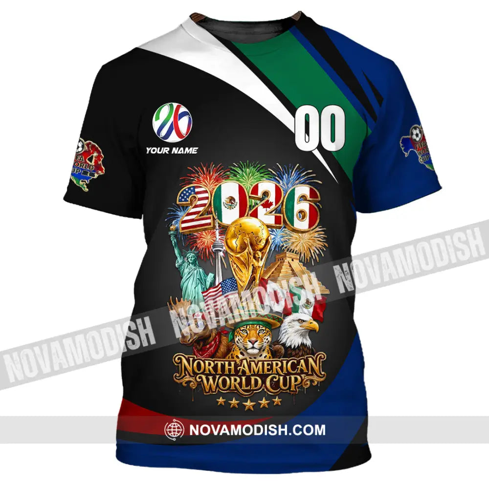 Unisex Shirt - Custom World Cup 2026 3D Shirt - T-Shirt / S - T-shirt