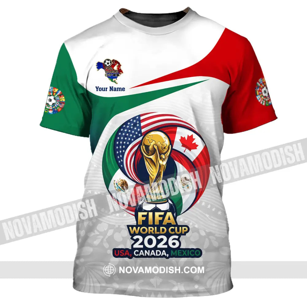 Unisex Shirt - Custom World Cup 2026 3D Shirt - T-Shirt / S - T-shirt