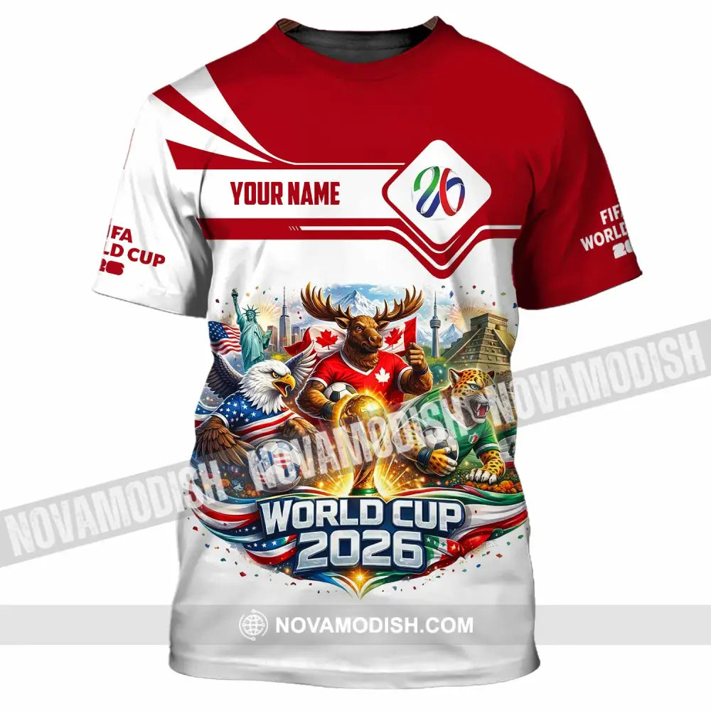Unisex Shirt - Custom World Cup 2026 3D Shirt T-Shirt / S T-shirt