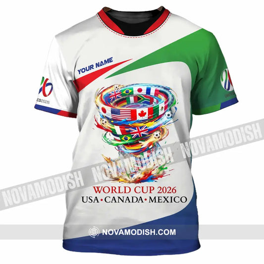 Unisex Shirt - Custom World Cup 2026 3D Shirt T-Shirt / S T-shirt