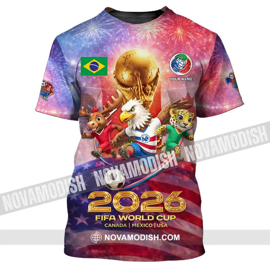 Unisex Shirt - Custom World Cup 2026 3D Shirt T-Shirt / S T-shirt