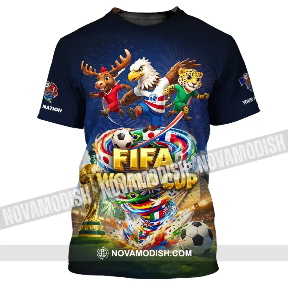 Unisex Shirt - Custom World Cup 2026 3D Shirt T-Shirt / S T-shirt