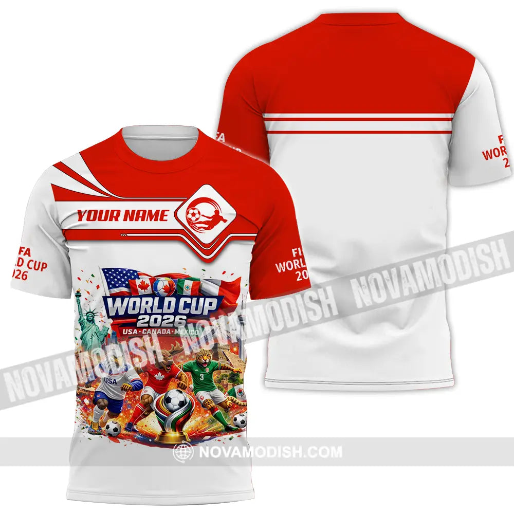 Unisex Shirt - Custom World Cup 2026 3D Shirt T-Shirt / S T-shirt