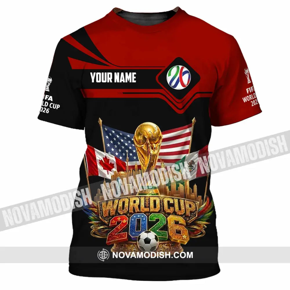 Unisex Shirt - Custom World Cup 2026 3D Shirt - T-Shirt / S - T-shirt
