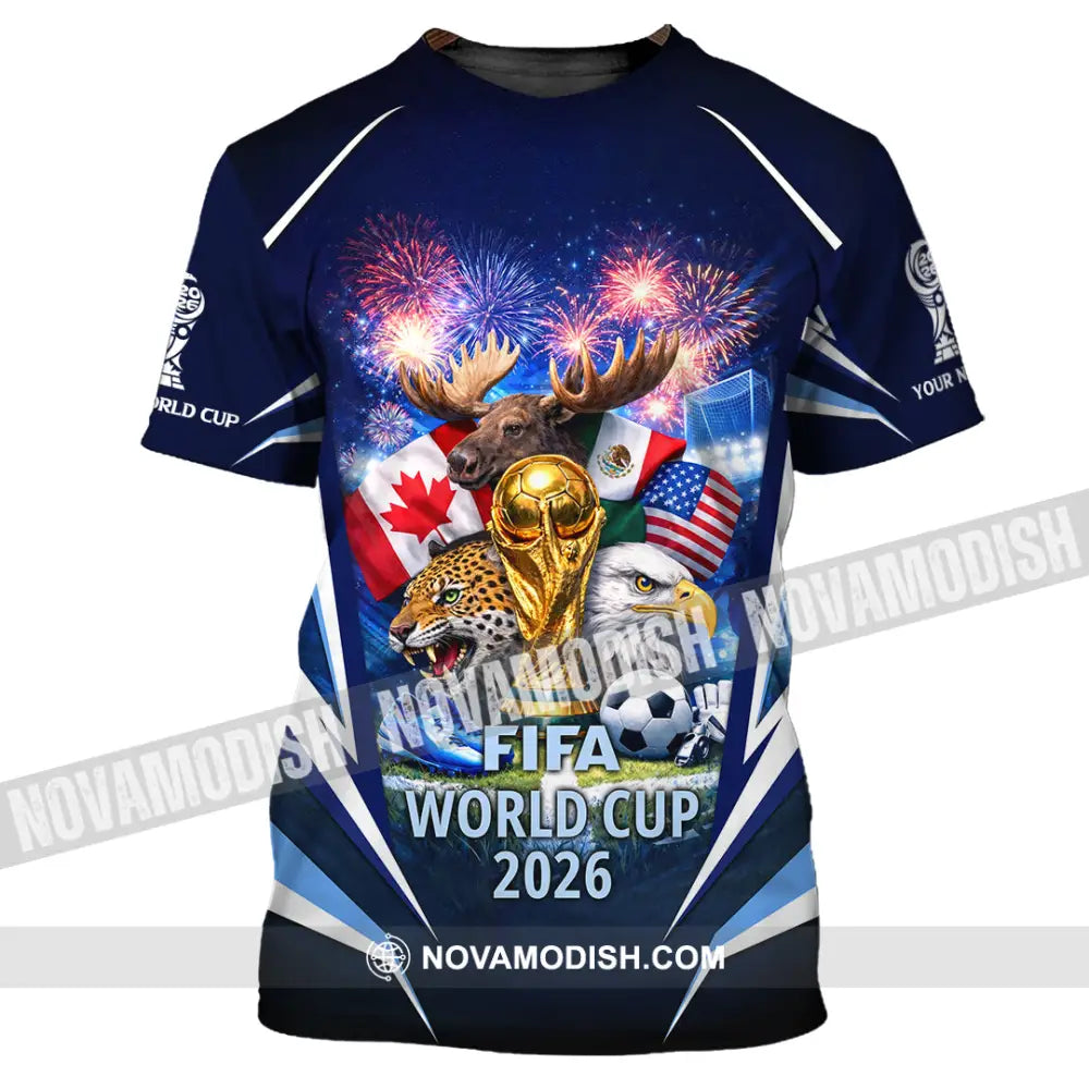 Unisex Shirt - Custom World Cup 2026 3D Shirt T-Shirt / S T-shirt