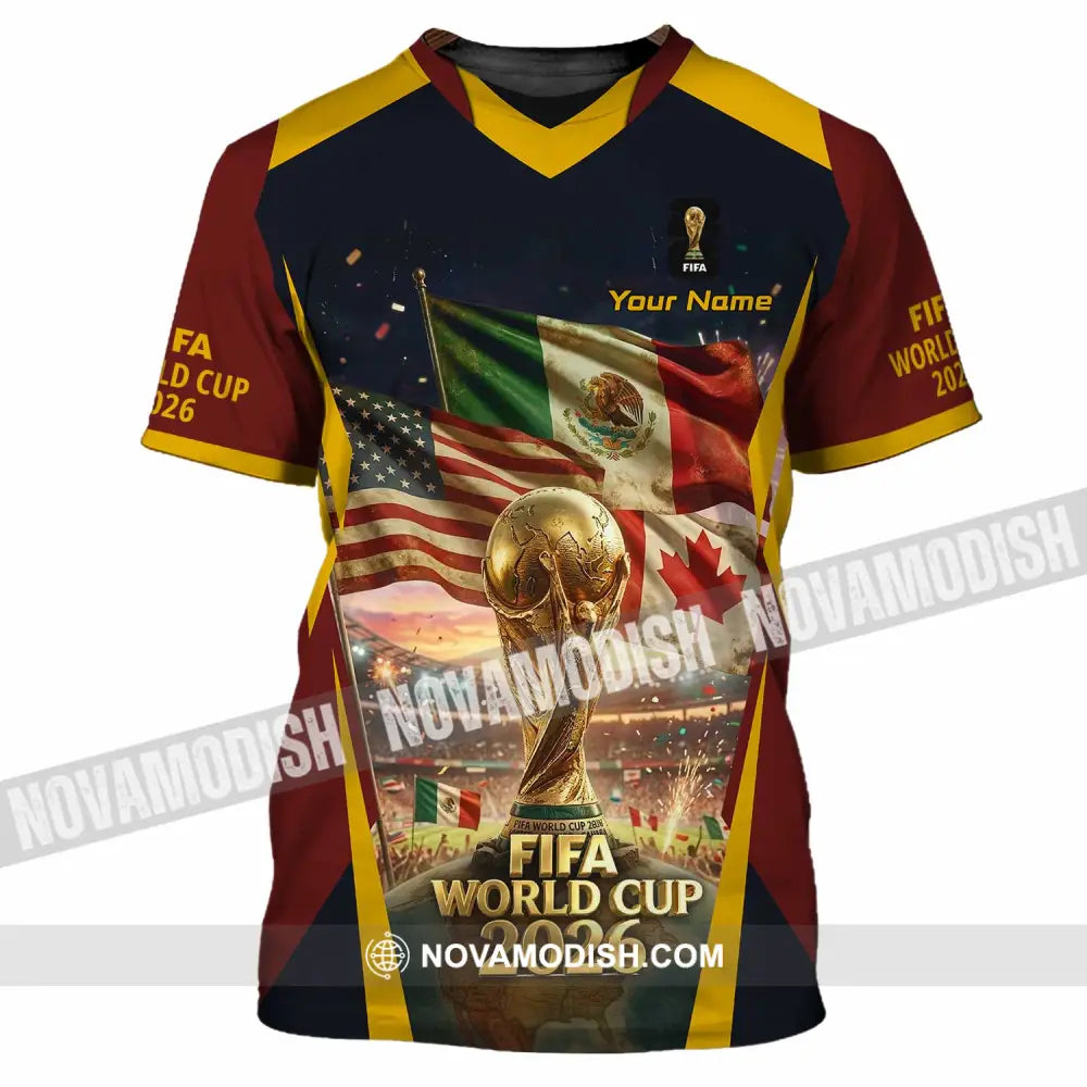 Unisex Shirt - Custom World Cup 2026 3D Shirt T-Shirt / S T-shirt