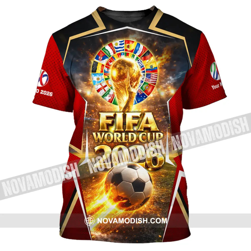 Unisex Shirt - Custom World Cup 2026 3D Shirt - T-Shirt / S - T-shirt