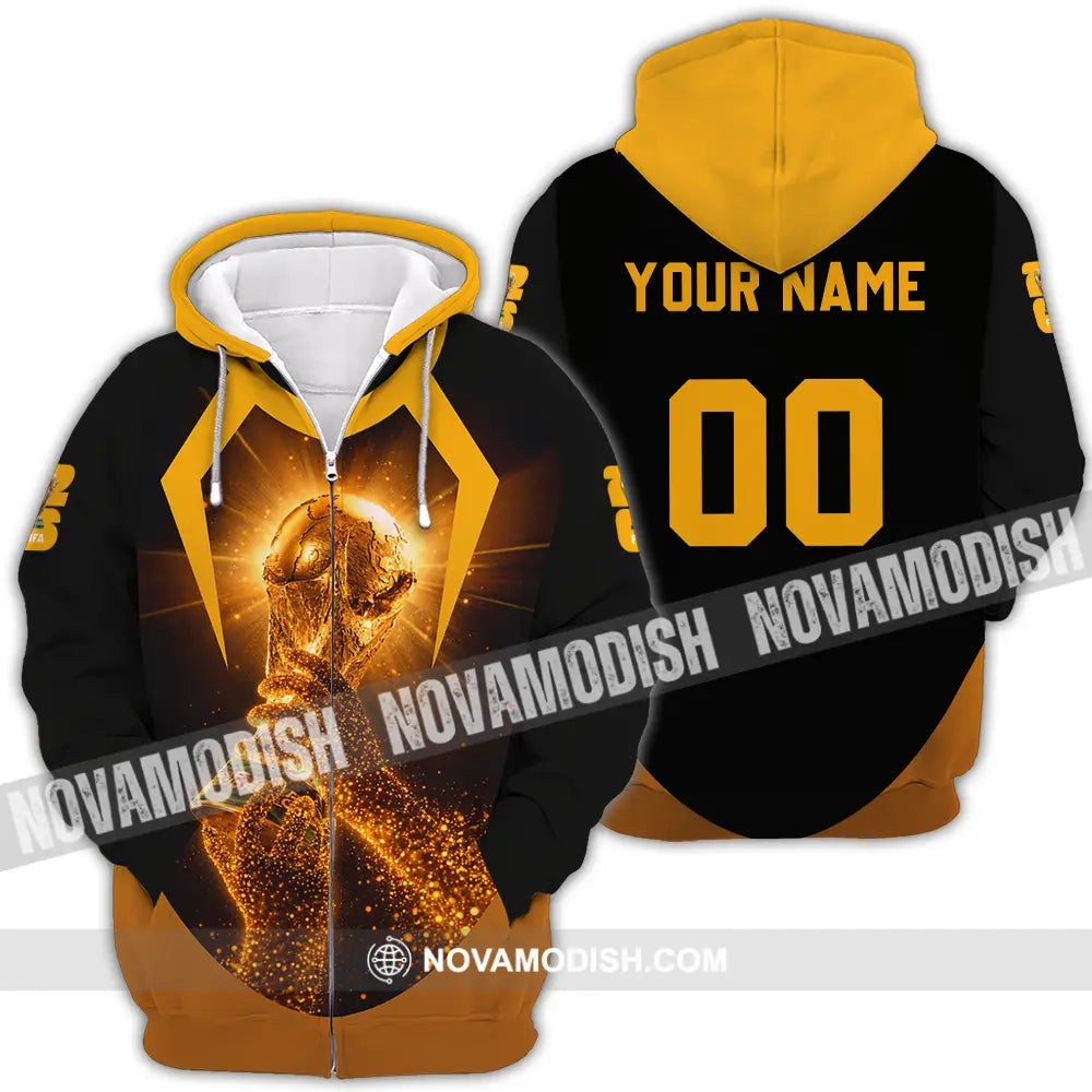 Unisex Shirt - Custom World Cup 2026 3D Shirt Zipper Hoodie / S T-shirt