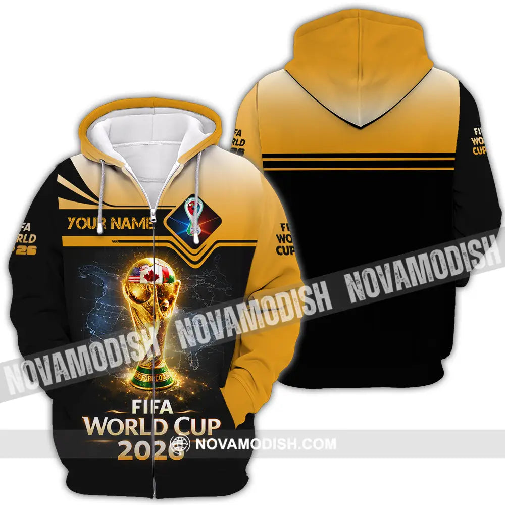 Unisex Shirt - Custom World Cup 2026 3D Shirt - Zipper Hoodie / S - T-shirt