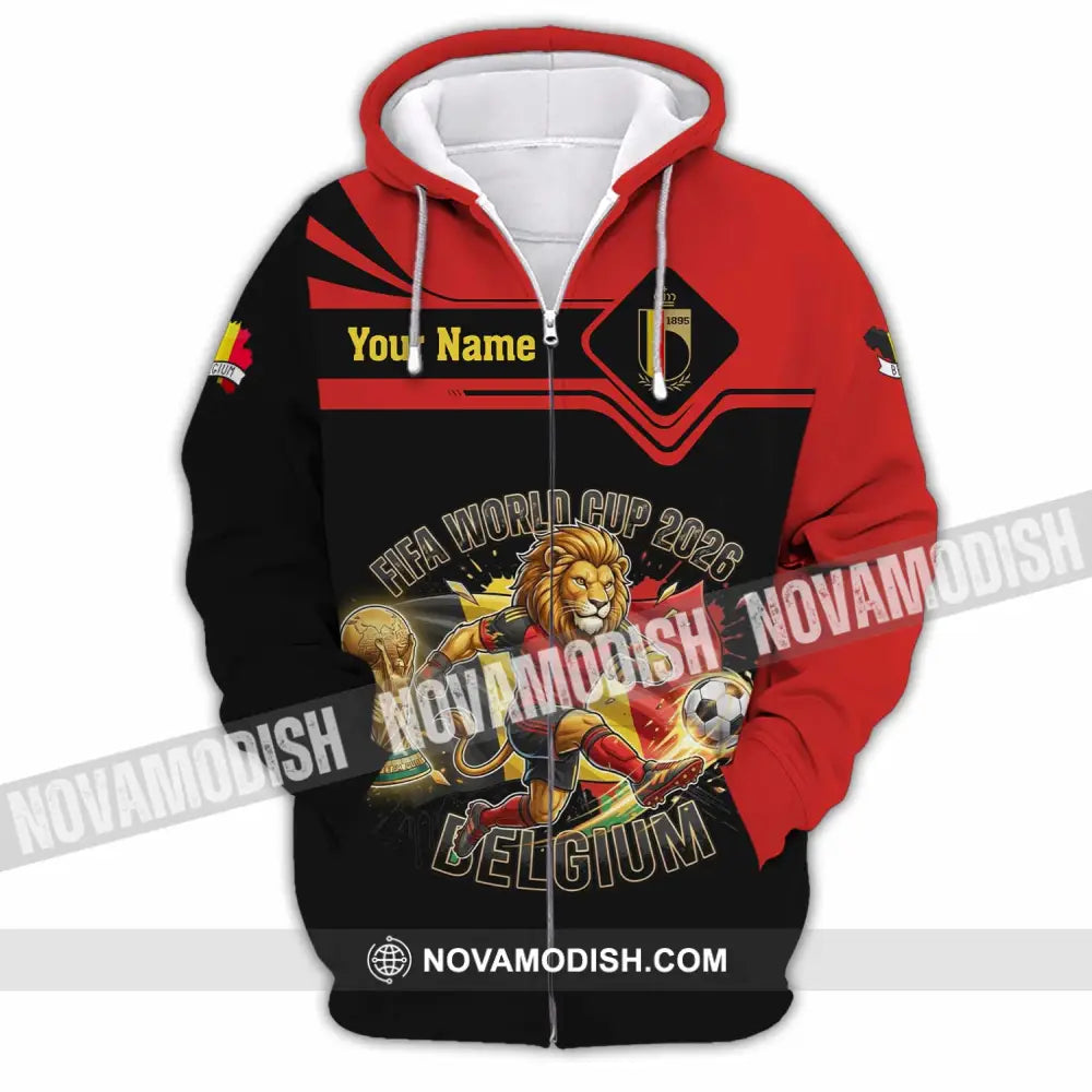 Unisex Shirt - Custom World Cup 2026 3D Shirt Zipper Hoodie / S T-shirt