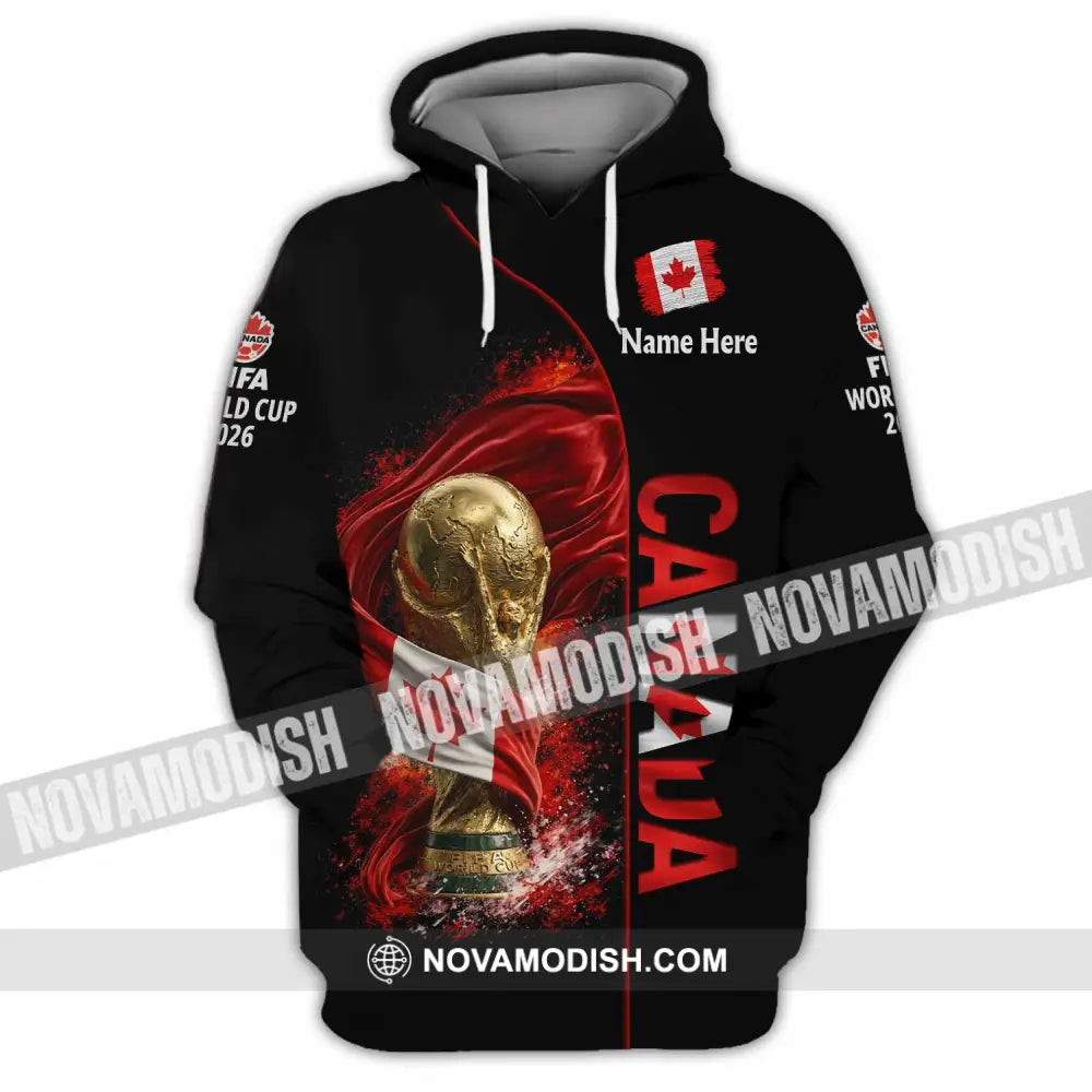 Unisex Shirt - Custom World Cup 2026 Canada 3D Shirt Hoodie / S T-shirt