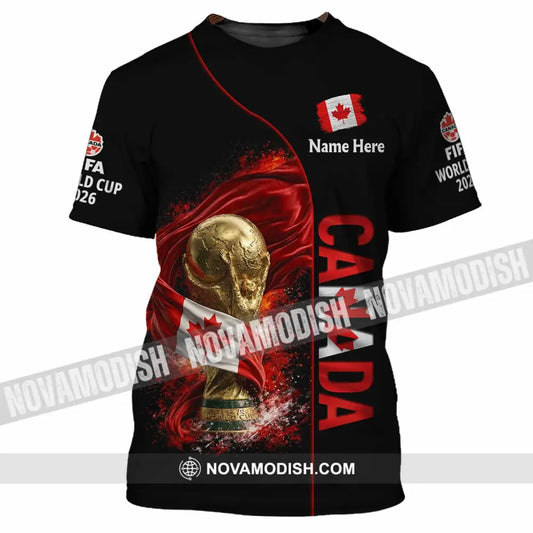 Unisex Shirt - Custom World Cup 2026 Canada 3D Shirt T-Shirt / S T-shirt