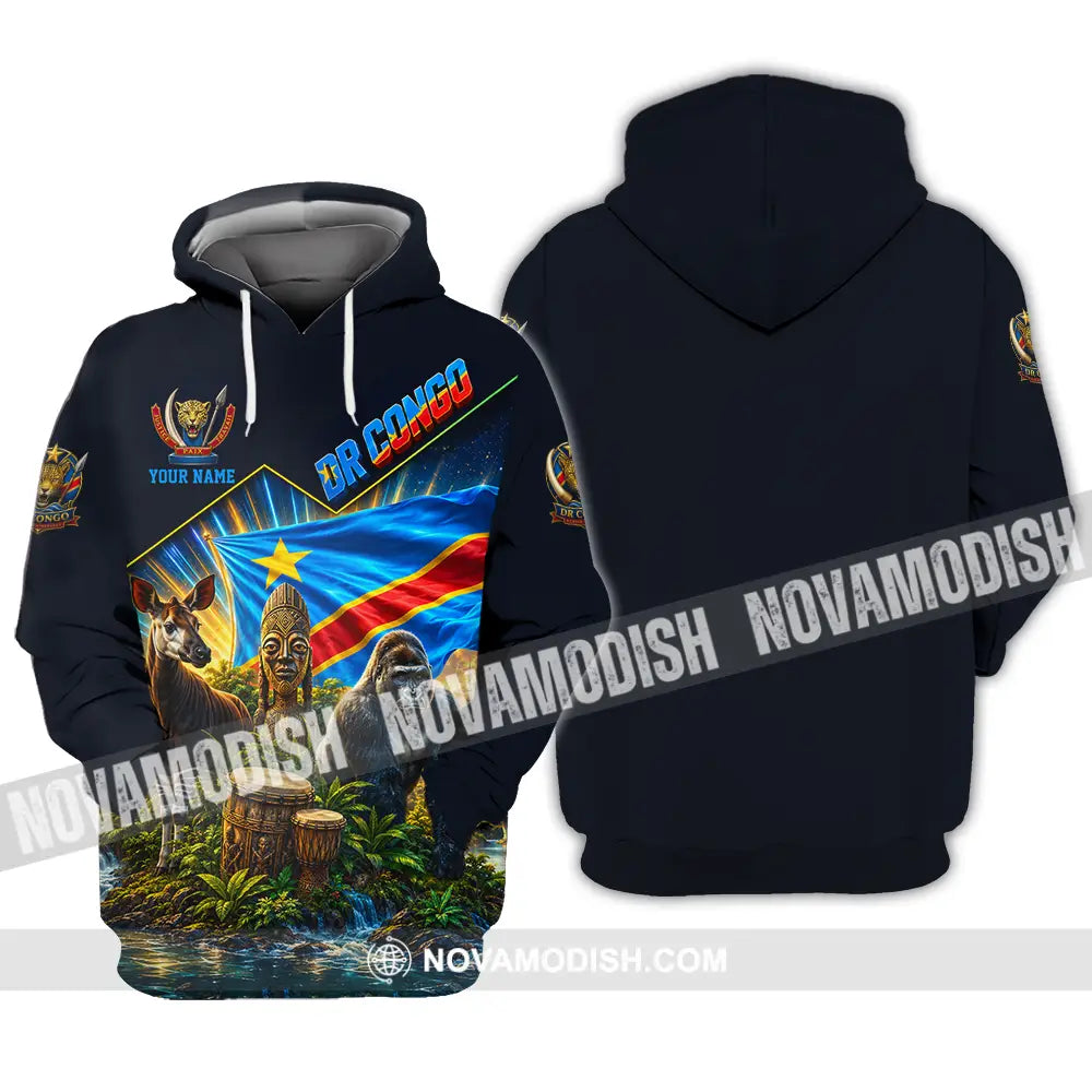 Unisex Shirt - Custom World Cup 2026 Dr Congo Shirt - Hoodie / S - T-shirt