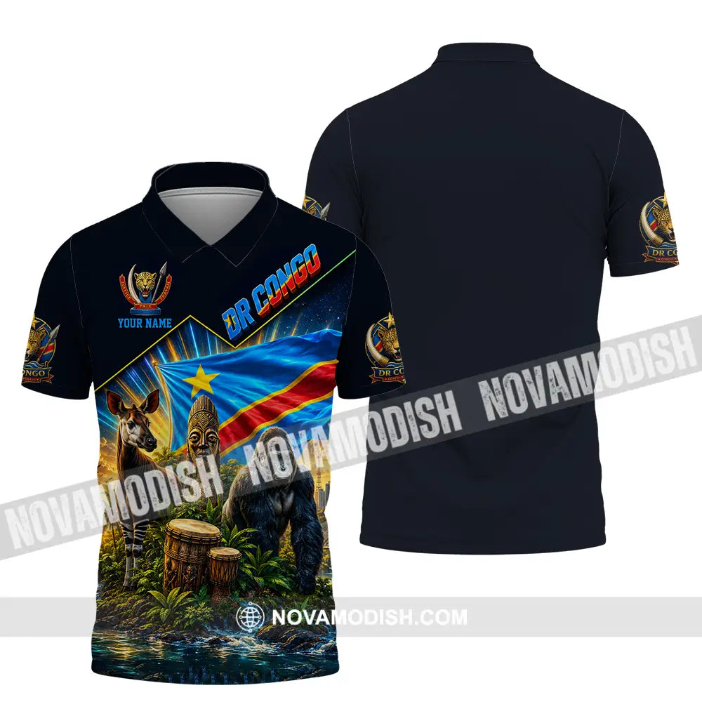 Unisex Shirt - Custom World Cup 2026 Dr Congo Shirt - Polo Shirt / S - T-shirt