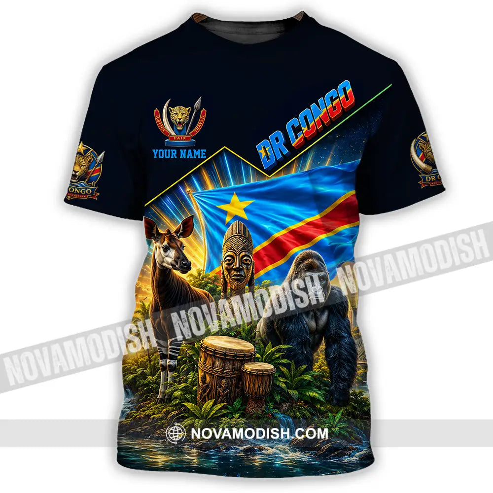 Unisex Shirt - Custom World Cup 2026 Dr Congo Shirt - T-Shirt / S - T-shirt